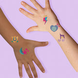 Sparkle like your favorite my little pony in the 'Cutie Marks New 5 Variety Set'. Kids temporary pony inspired tattoo. @Flash Tattoos.