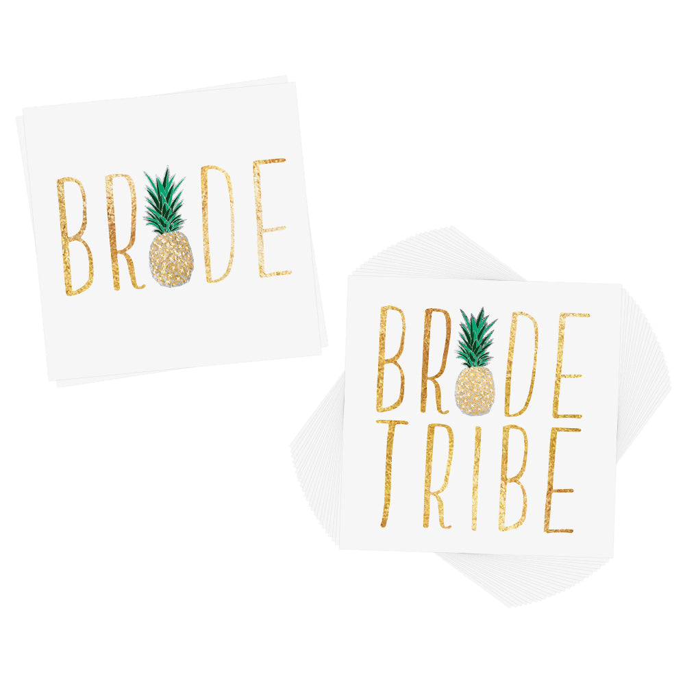 Bachelorette Pineapple Variety Set' from Flash Tattoos is the the ultimate bachelorette sparkle!
