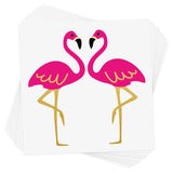 The Flamingo metallic gold and hot pink temporary tattoo from the Flash Tattoos! #FLASHTAT @FlashTattoos