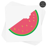 Set of ten watermelon temporary tattoos @FlashTattoos #FLASHTAT