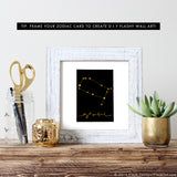 Add sparkle and shine to your office or desk by framing your Gemini zodiac greeting card. #flashtat @FlashTattoos