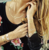 Shine bright in the Classics Value bundle featuring the Josephine and Chloe temporary tattoo jewelry packs.