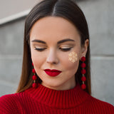 ‘WHITE FROST’ metallic snowflake temporary tattoos. #FLASHTAT @FlashTattoos